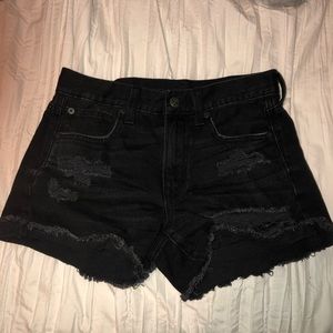 American Eagle outfitters black jean shorts